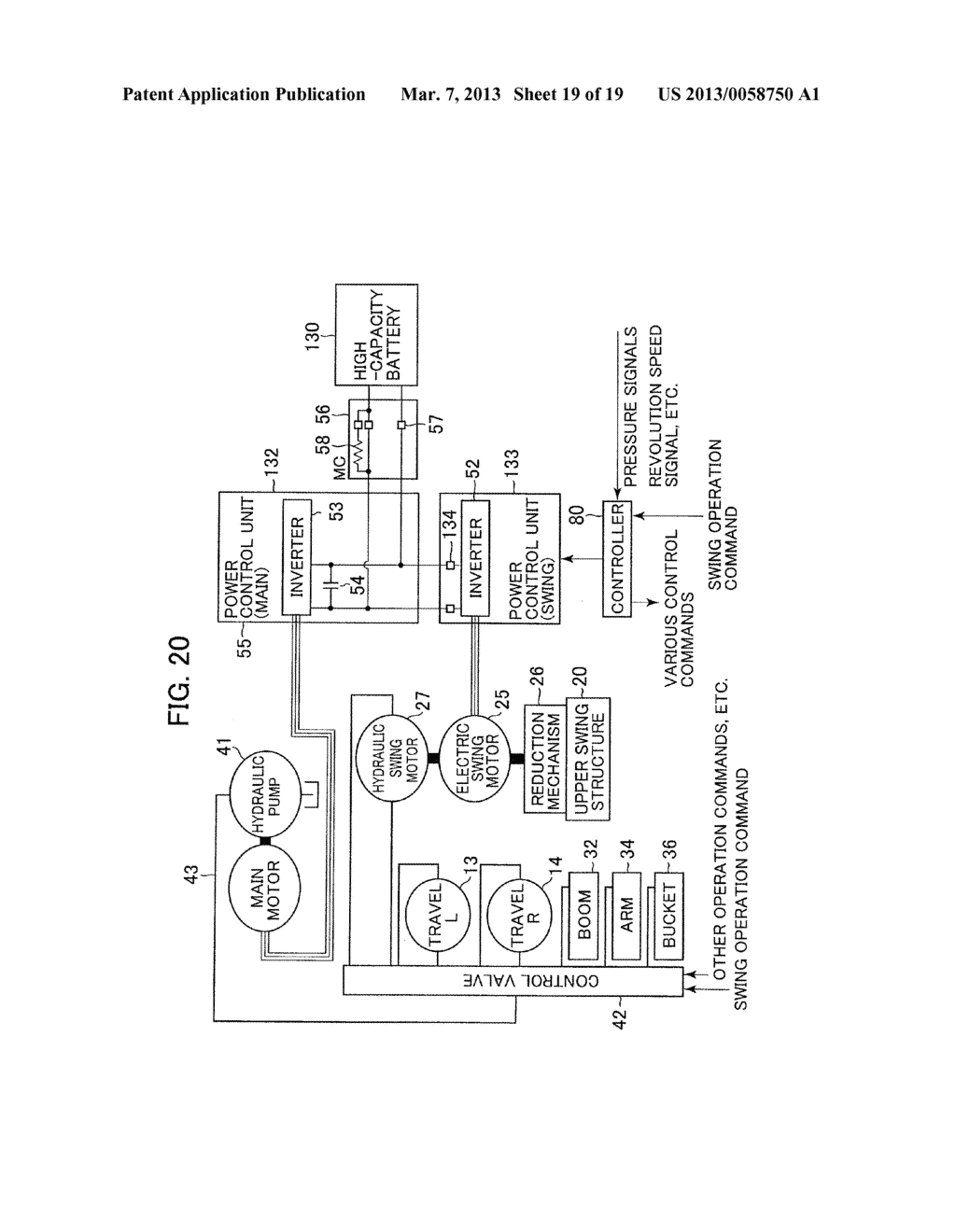 HYBRID CONSTRUCTION MACHINE - diagram, schematic, and image 20