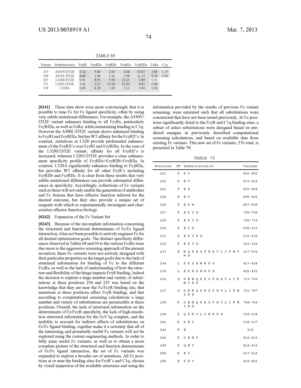 Optimized Fc Variants and Methods for their Generation - diagram, schematic, and image 107