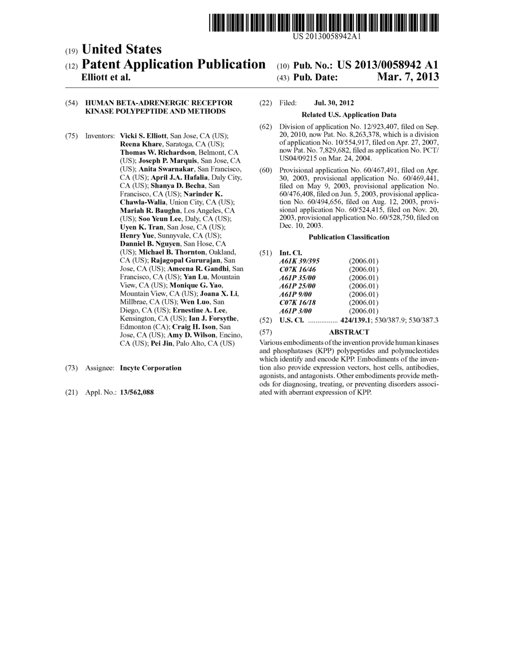 HUMAN BETA-ADRENERGIC RECEPTOR KINASE POLYPEPTIDE AND METHODS - diagram, schematic, and image 01