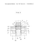 CUP-SHAPED MEMBER INCLUDING INNER PERIPHERAL CORRUGATED PORTION AND     MANUFACTURING METHOD AND MANUFACTURING APPARATUS FOR THE SAME diagram and image