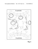 MATERIAL FOR NEGATIVE ELECTRODES, AND NEGATIVE ELECTRODES AND BATTERIES     COMPRISING THIS MATERIAL, AND PROCESS FOR PRODUCING THE MATERIAL diagram and image