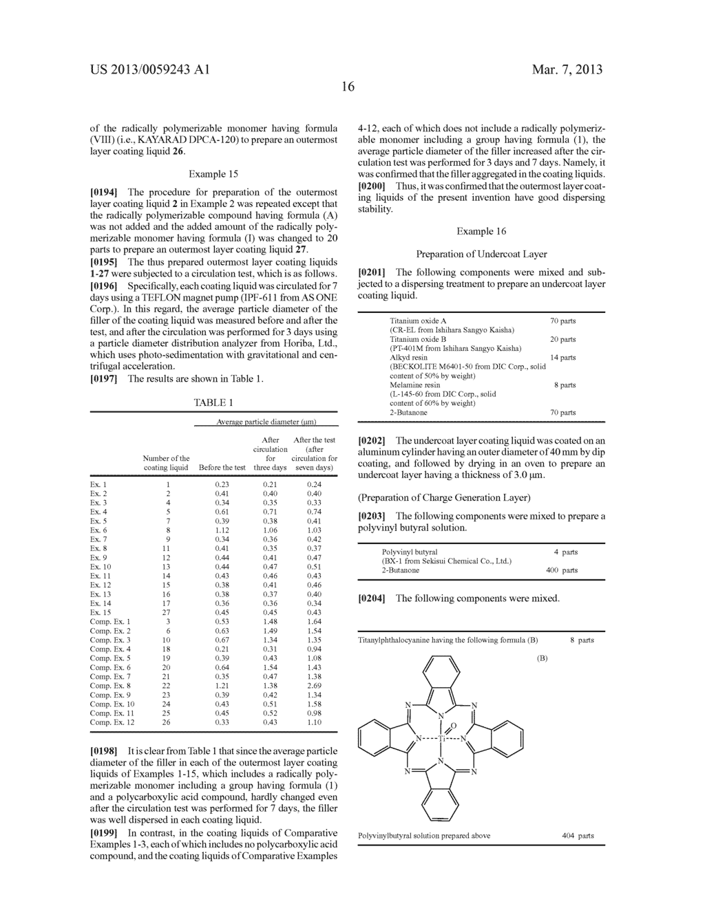 PHOTORECEPTOR, COATING LIQUID FOR FORMING OUTERMOST LAYER OF     PHOTORECEPTOR, AND IMAGE FORMING METHOD AND APPARATUS, AND PROCESS     CARTRIDGE USING THE PHOTORECEPTOR - diagram, schematic, and image 19