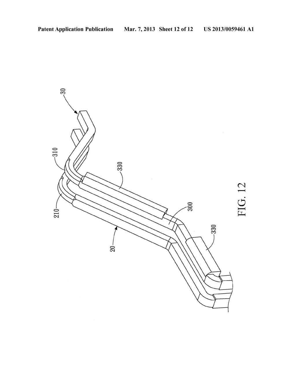 ELECTRICAL CONNECTOR WITH SEPARATING EXTENSIONS ON TERMNALS - diagram, schematic, and image 13