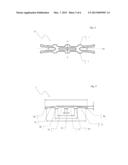 Sanding Pad Lining Carrier With Recesses diagram and image