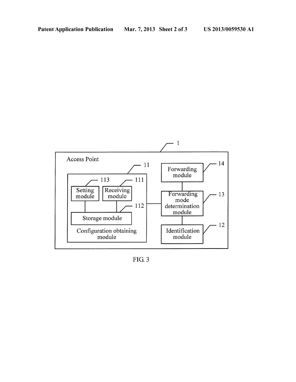 MESSAGE FORWARDING METHOD, ACCESS POINT, AND SYSTEM - diagram, schematic, and image 03