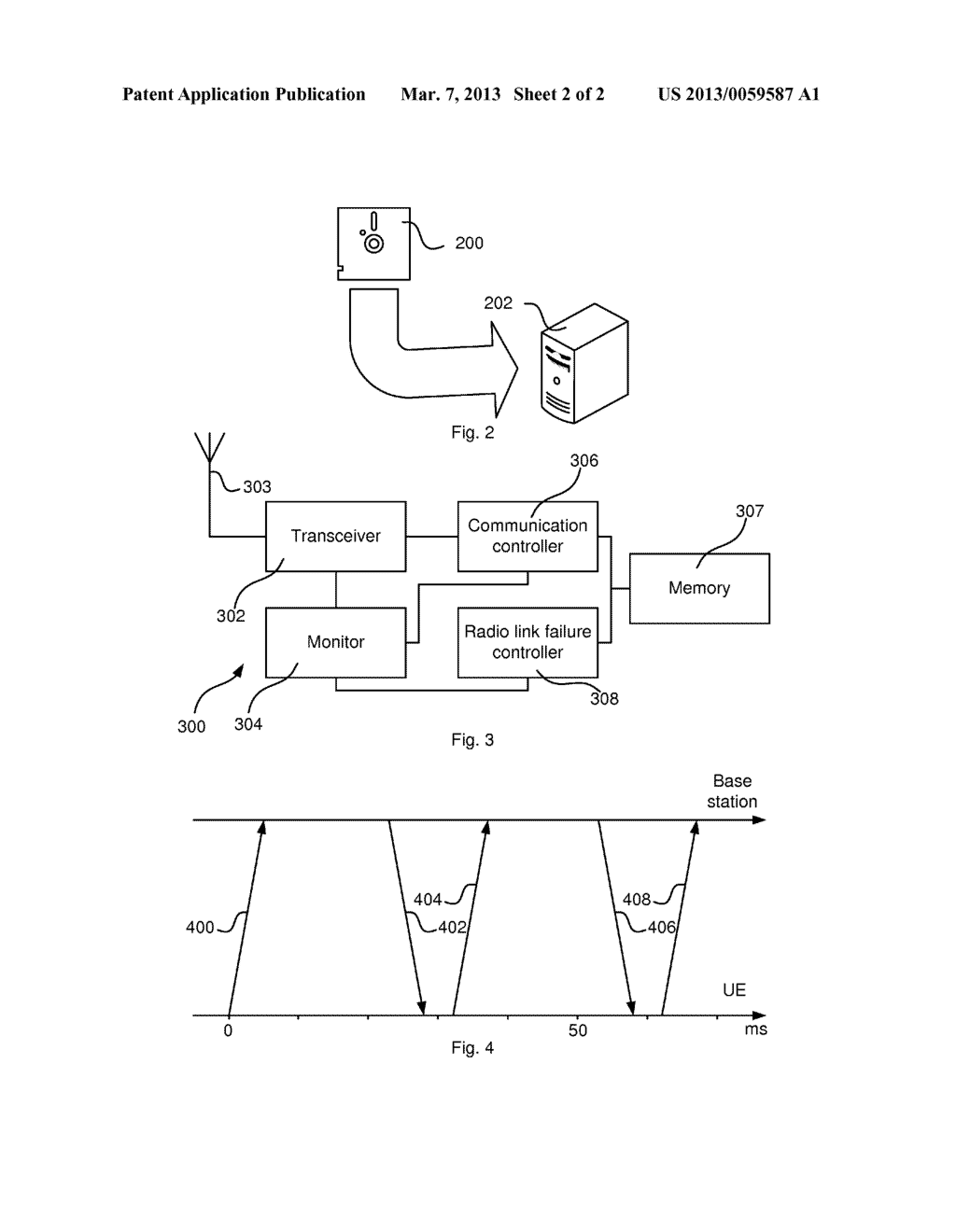 Storing of Neighbour Cell Information for Rapid Recovery in Case of     Handover Failure - diagram, schematic, and image 03