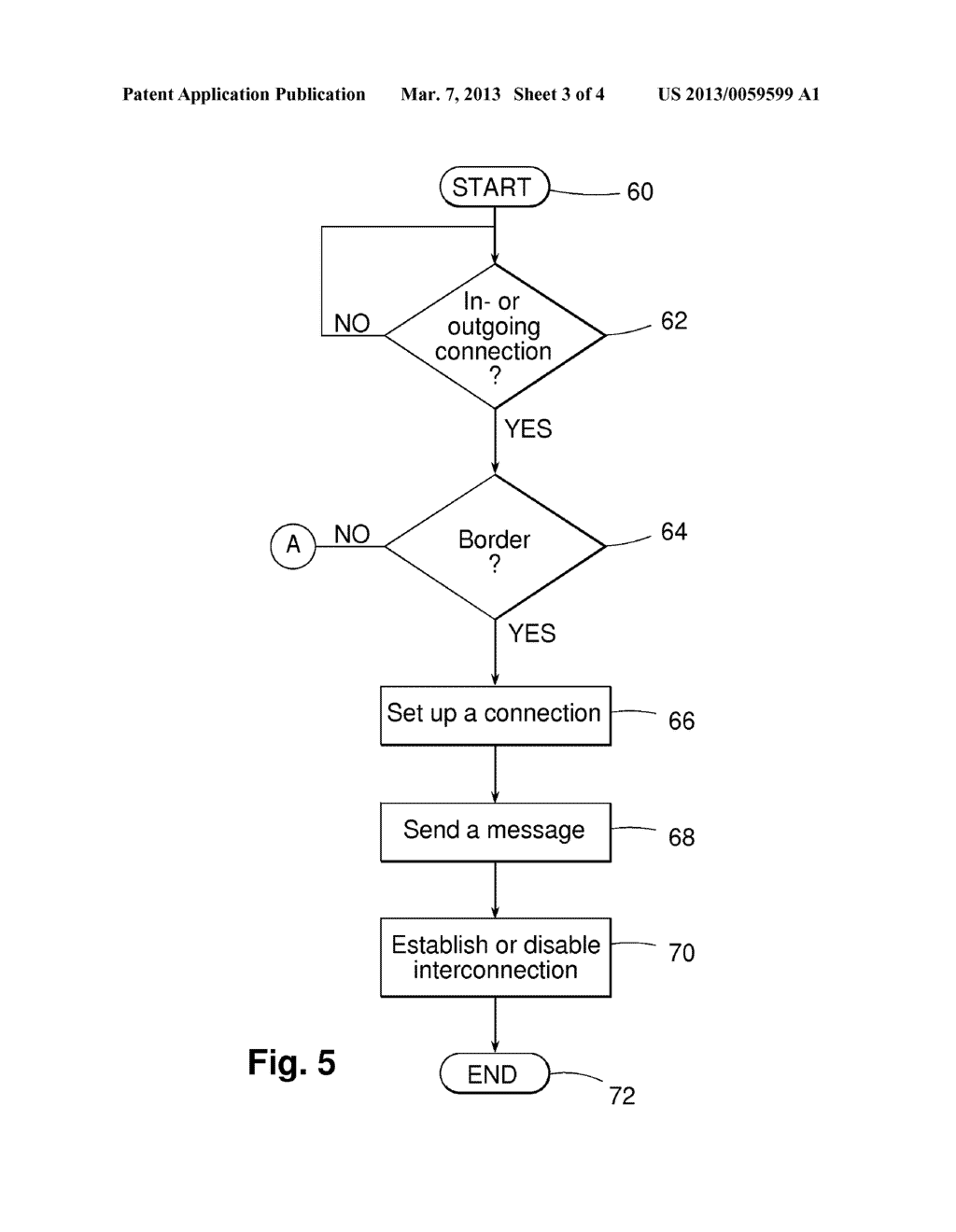 METHOD AND SYSTEM FOR MANAGING AN INTERCONNECTION IN A BORDER CELL - diagram, schematic, and image 04