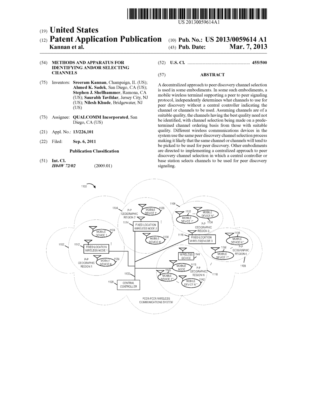 METHODS AND APPARATUS FOR IDENTIFYING AND/OR SELECTING CHANNELS - diagram, schematic, and image 01