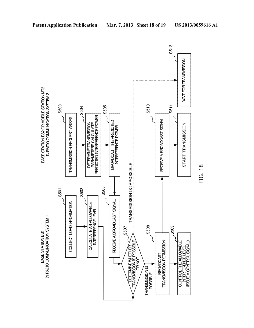 RADIO STATION, TRANSMITTING STATION, AND FREQUENCY BAND SHARING METHOD - diagram, schematic, and image 19