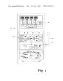 GAMING DEVICE FOR WAGERING ON MULTIPLE GAME OUTCOMES diagram and image