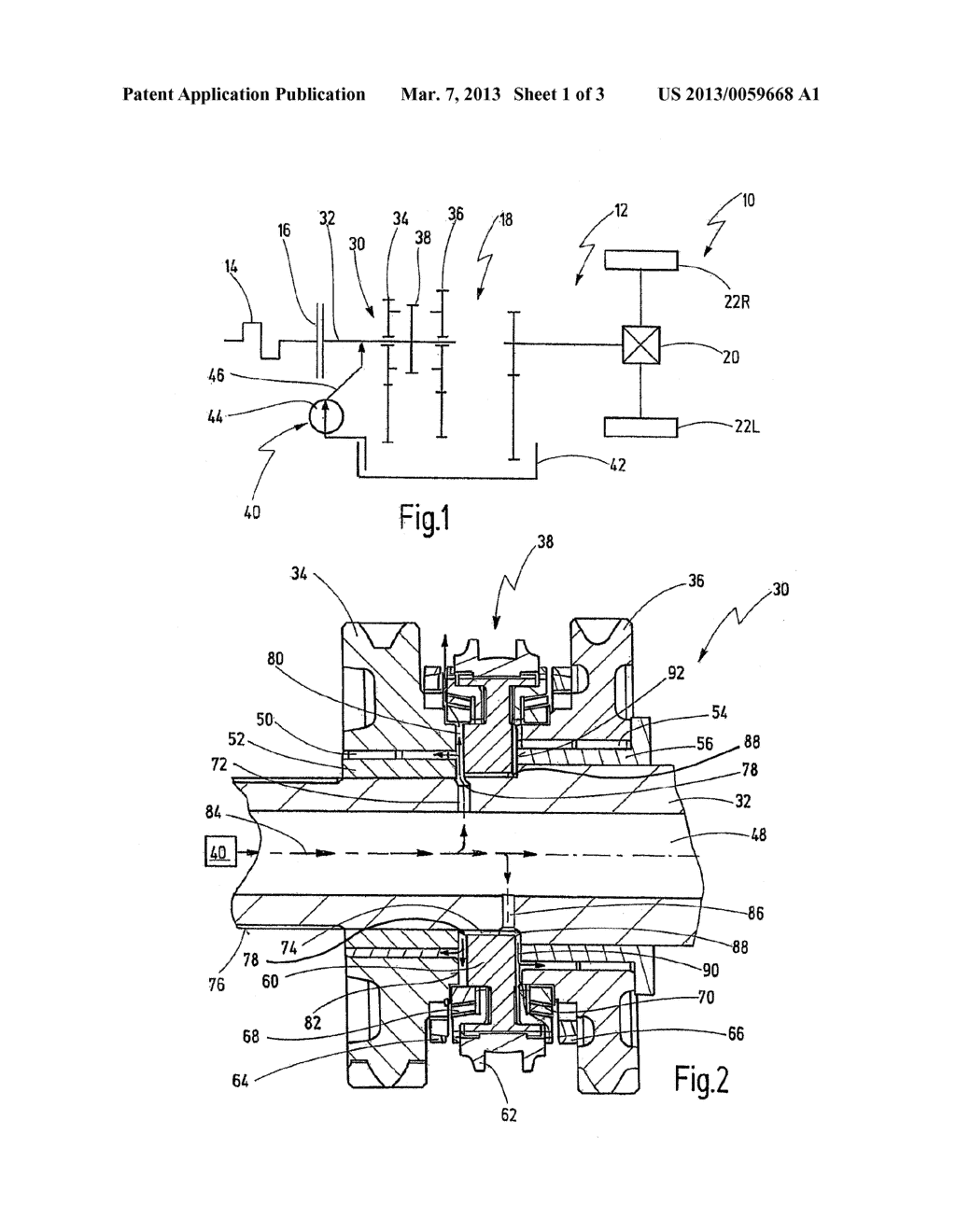 SHAFT ARRANGEMENT FOR A TRANSMISSION - diagram, schematic, and image 02