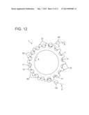 CUSHIONING STRUCTURE FOR A SPROCKET diagram and image