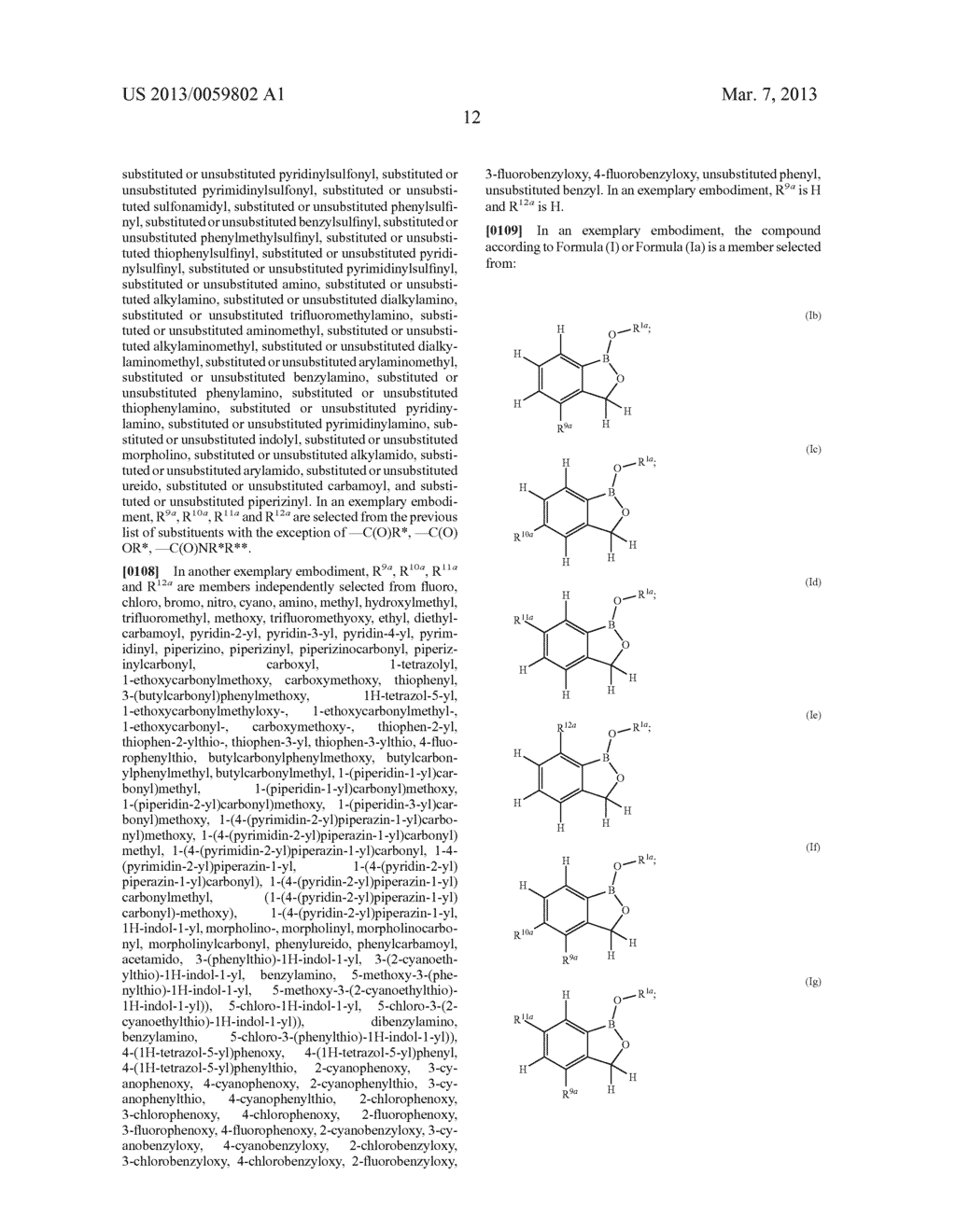 BORON-CONTAINING SMALL MOLECULES - diagram, schematic, and image 76