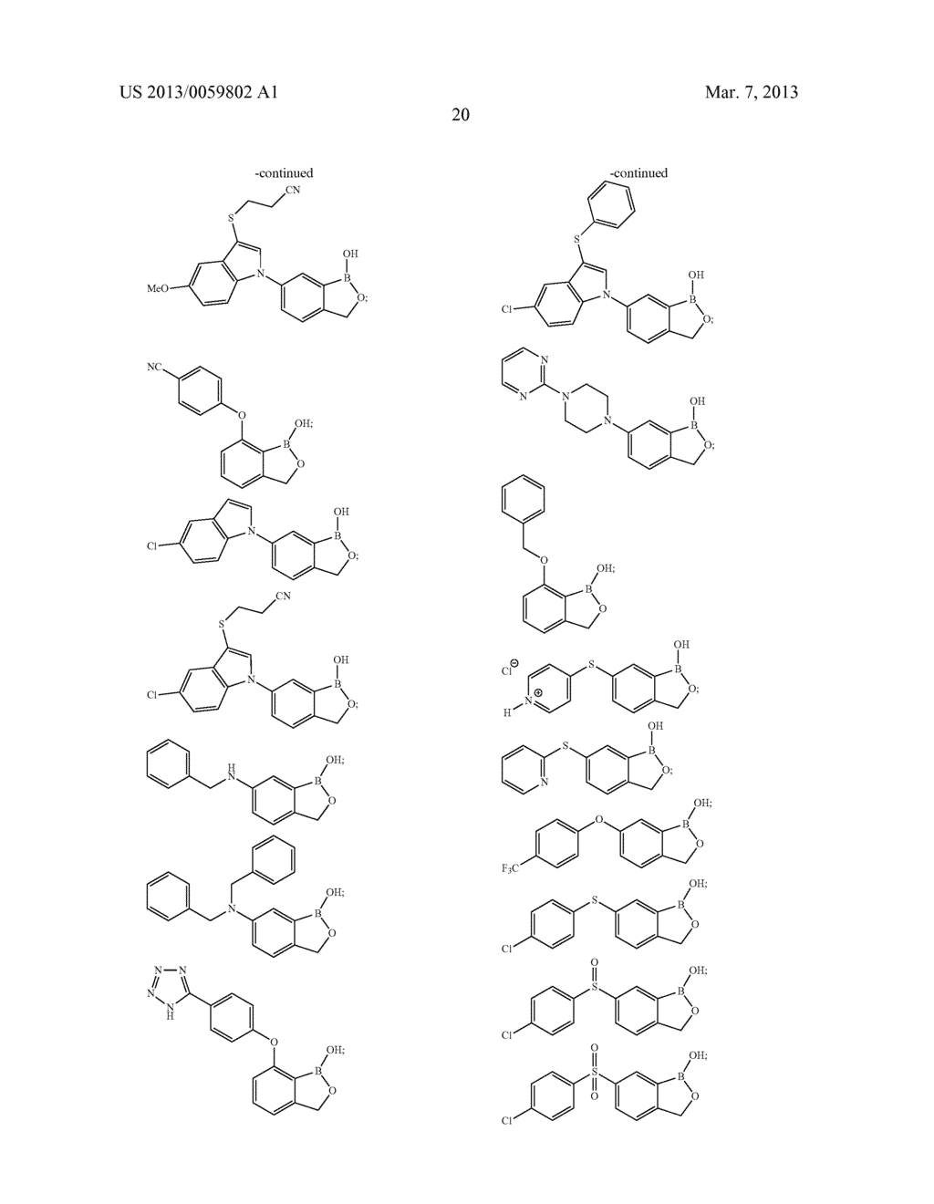BORON-CONTAINING SMALL MOLECULES - diagram, schematic, and image 84