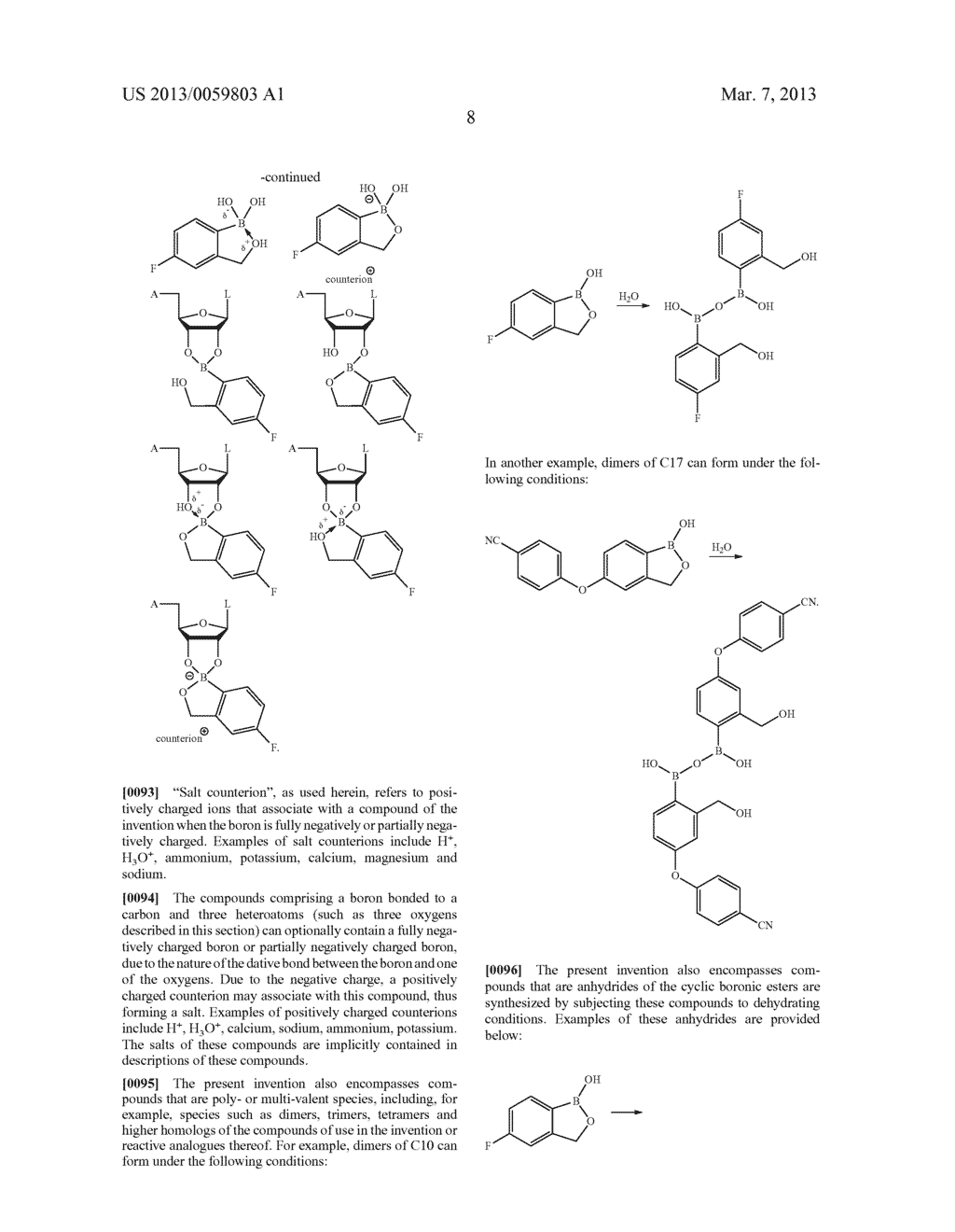 BORON-CONTAINING SMALL MOLECULES - diagram, schematic, and image 72