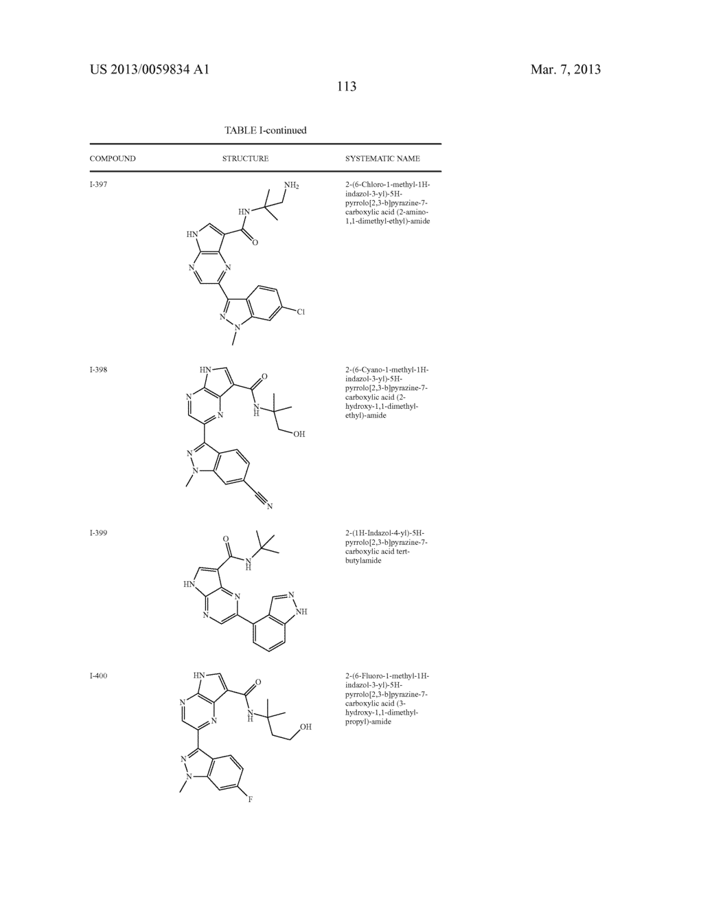 PYRROLOPYRAZINE KINASE INHIBITORS - diagram, schematic, and image 114