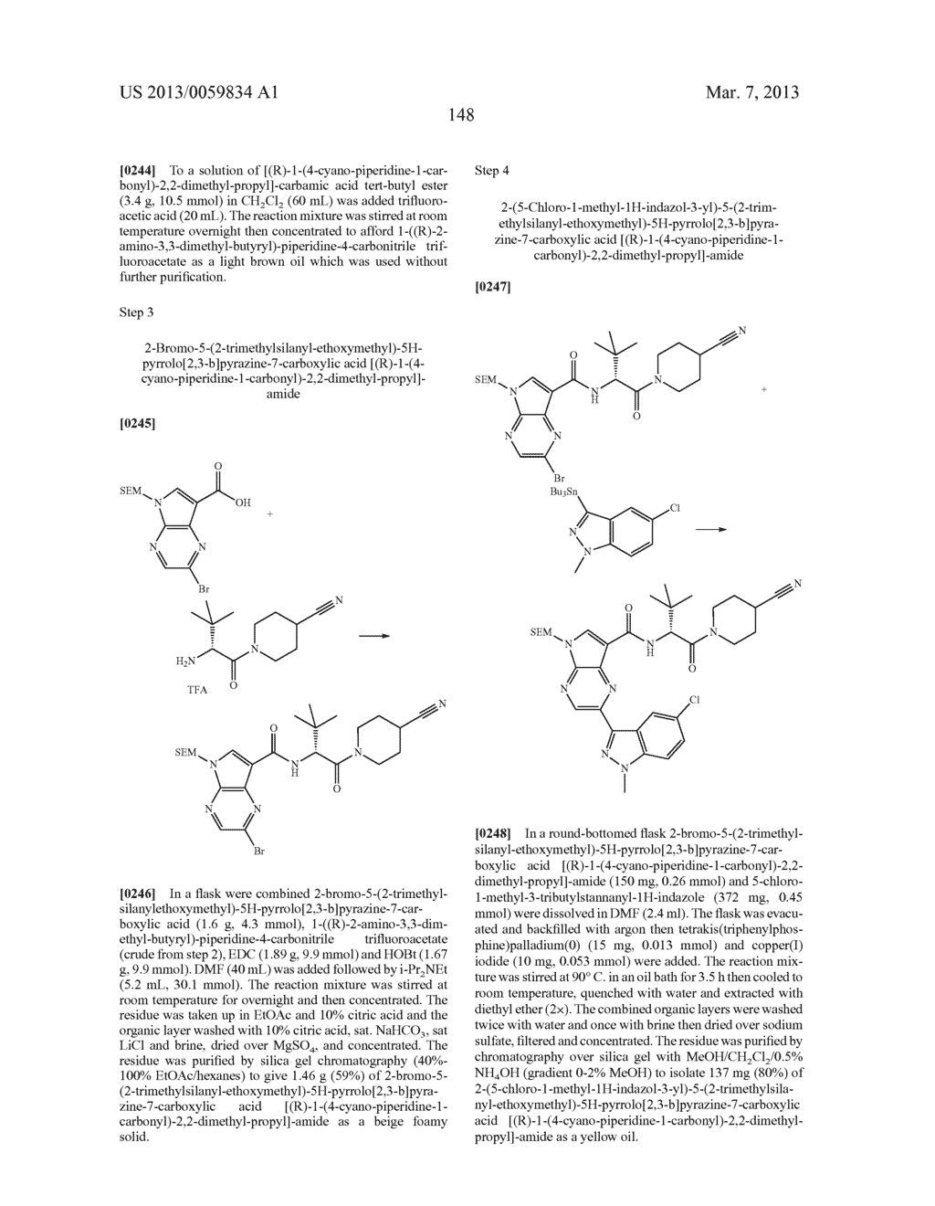 PYRROLOPYRAZINE KINASE INHIBITORS - diagram, schematic, and image 149