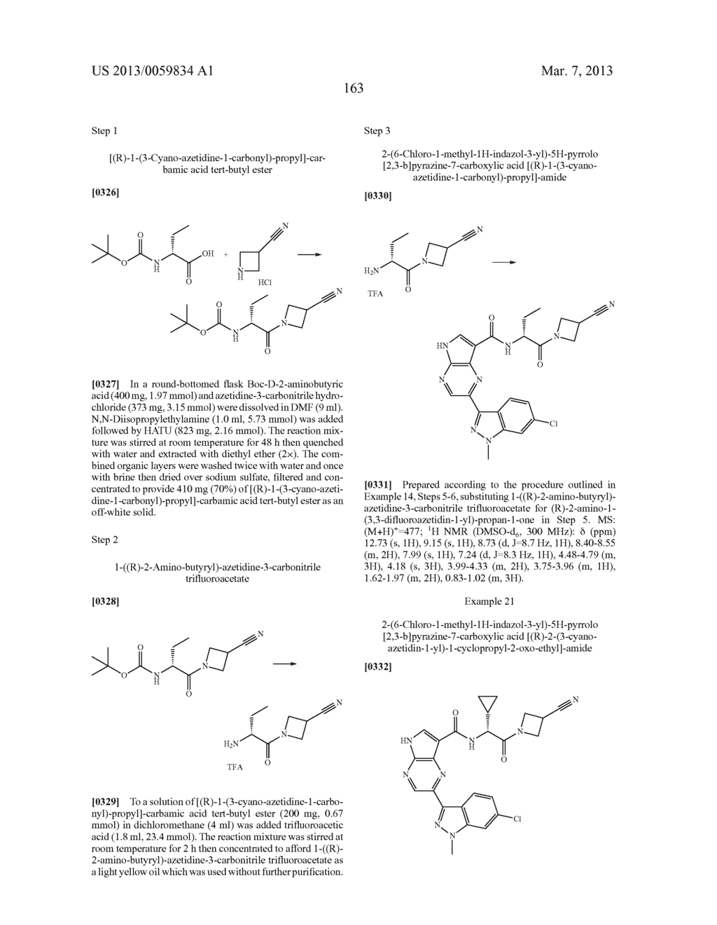 PYRROLOPYRAZINE KINASE INHIBITORS - diagram, schematic, and image 164