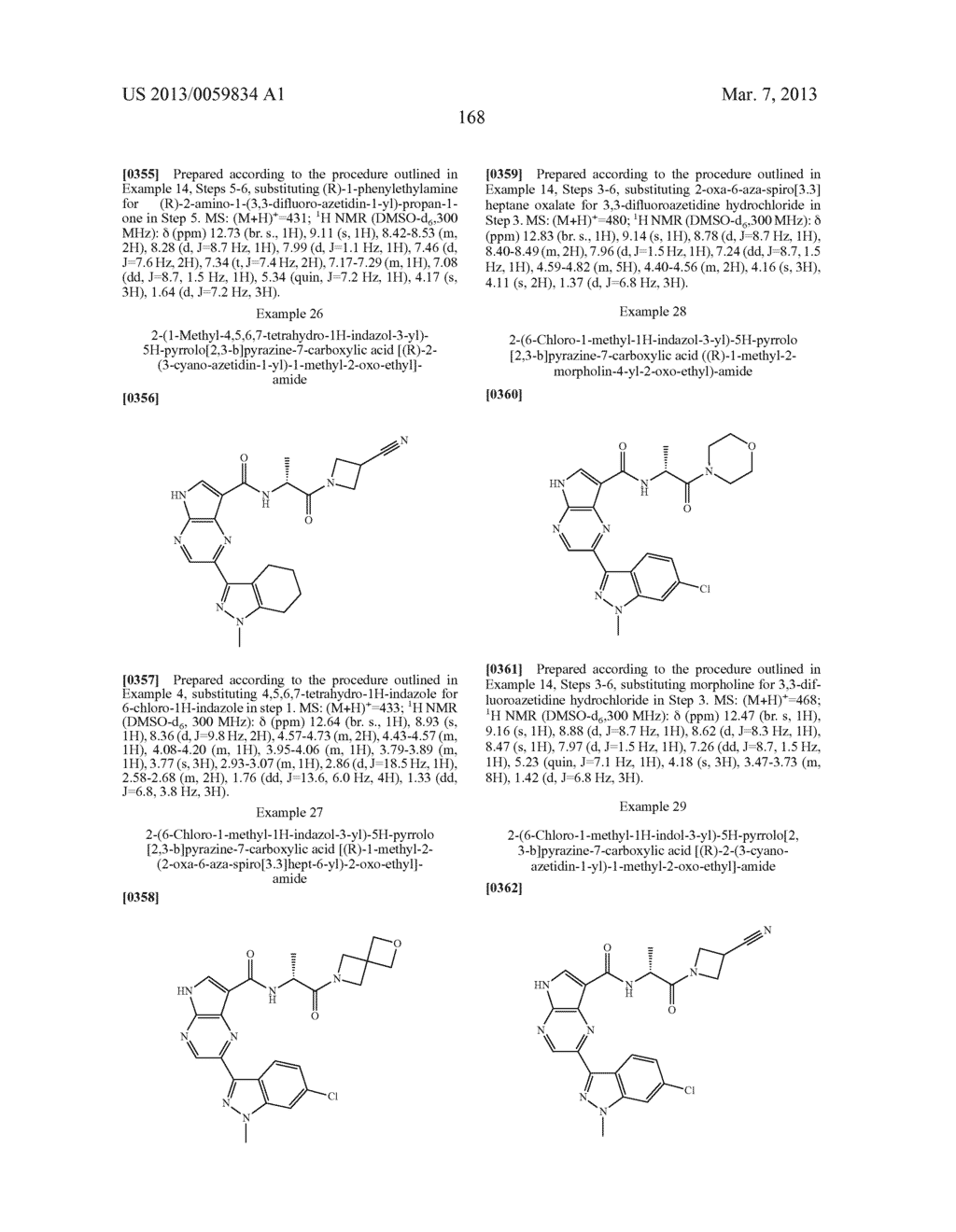 PYRROLOPYRAZINE KINASE INHIBITORS - diagram, schematic, and image 169