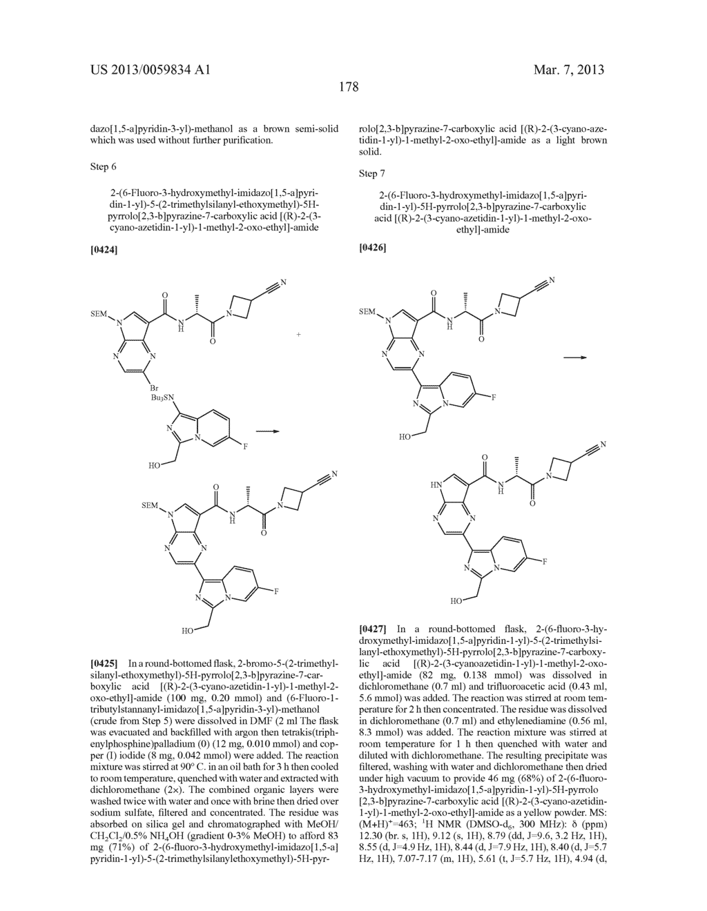 PYRROLOPYRAZINE KINASE INHIBITORS - diagram, schematic, and image 179