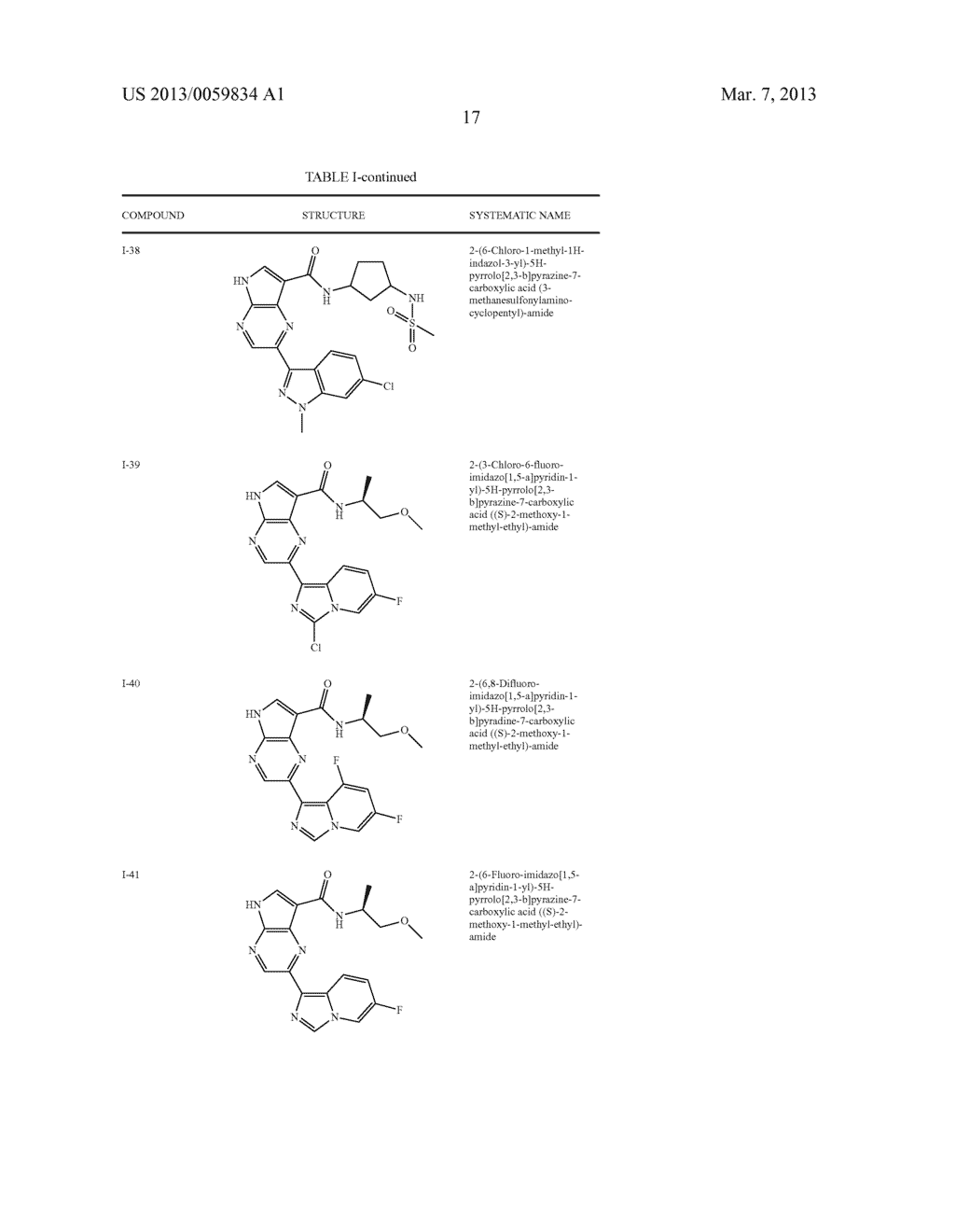 PYRROLOPYRAZINE KINASE INHIBITORS - diagram, schematic, and image 18