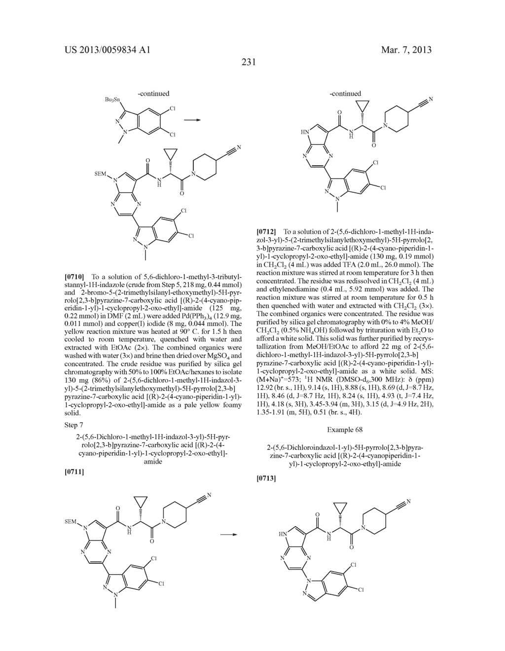 PYRROLOPYRAZINE KINASE INHIBITORS - diagram, schematic, and image 232