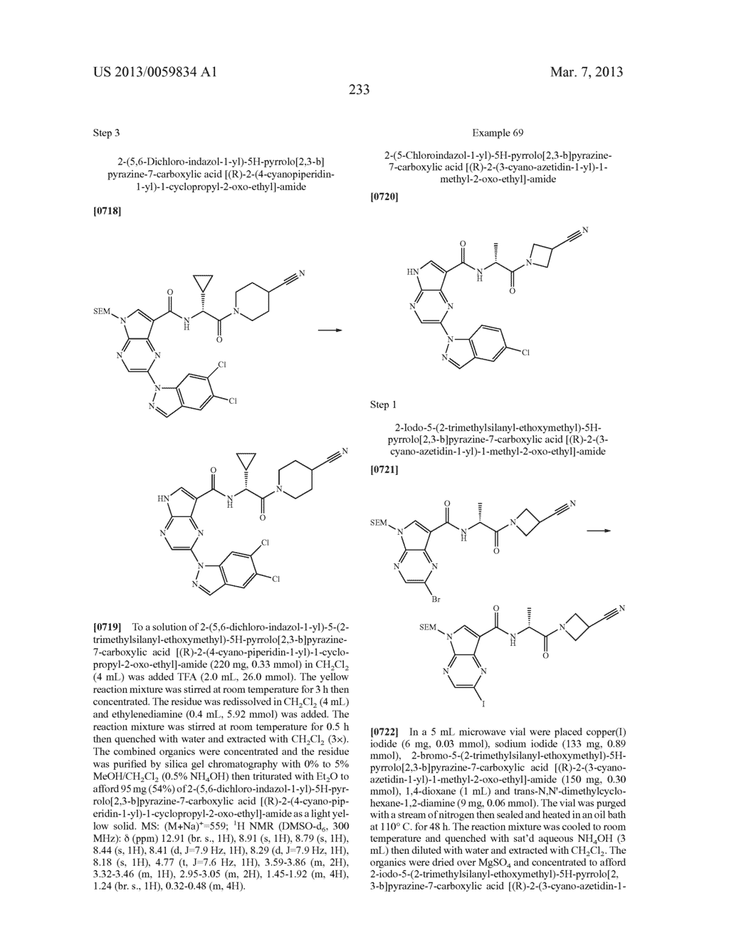 PYRROLOPYRAZINE KINASE INHIBITORS - diagram, schematic, and image 234