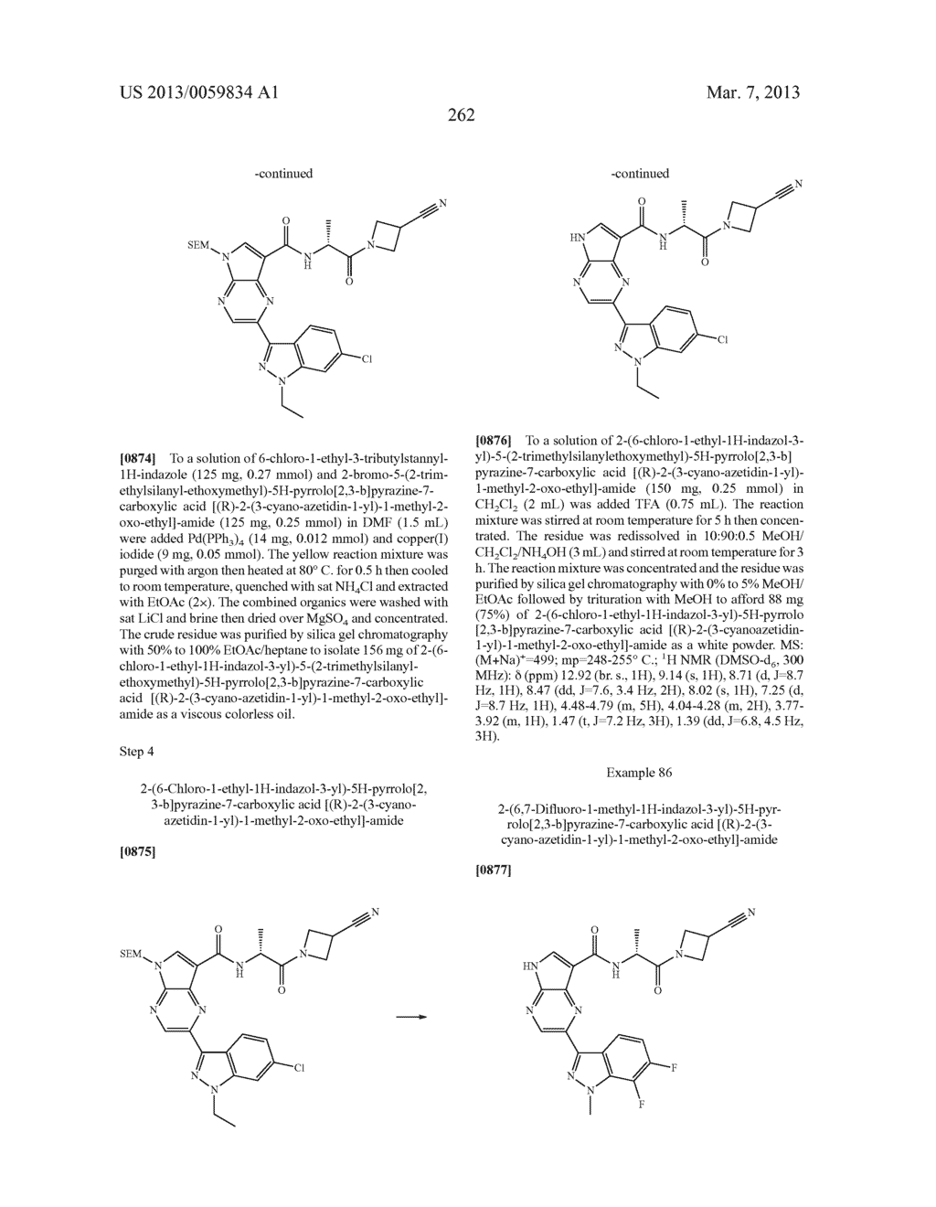 PYRROLOPYRAZINE KINASE INHIBITORS - diagram, schematic, and image 263