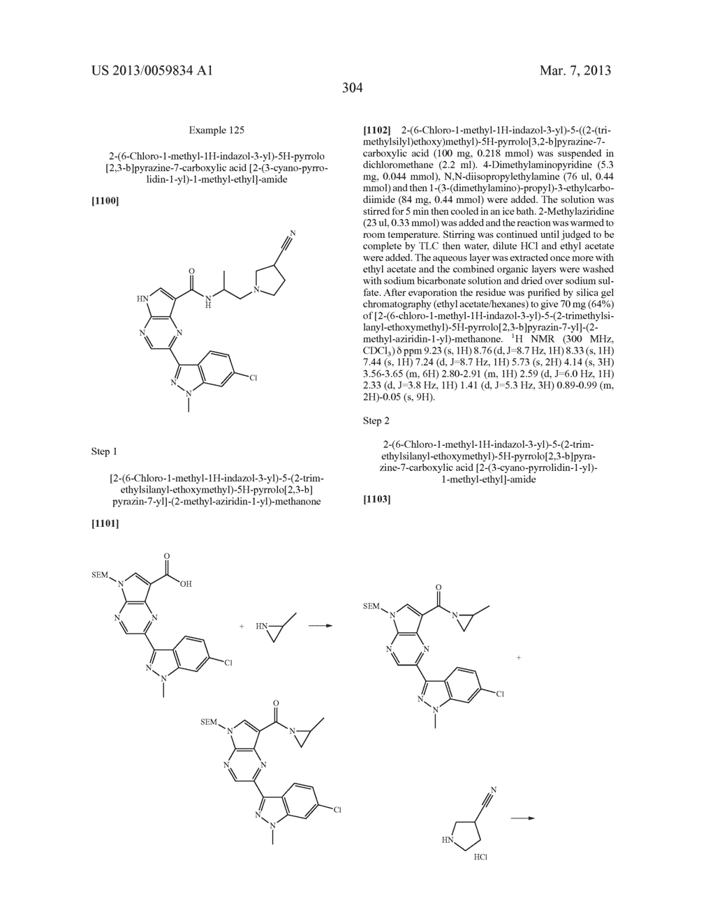 PYRROLOPYRAZINE KINASE INHIBITORS - diagram, schematic, and image 305