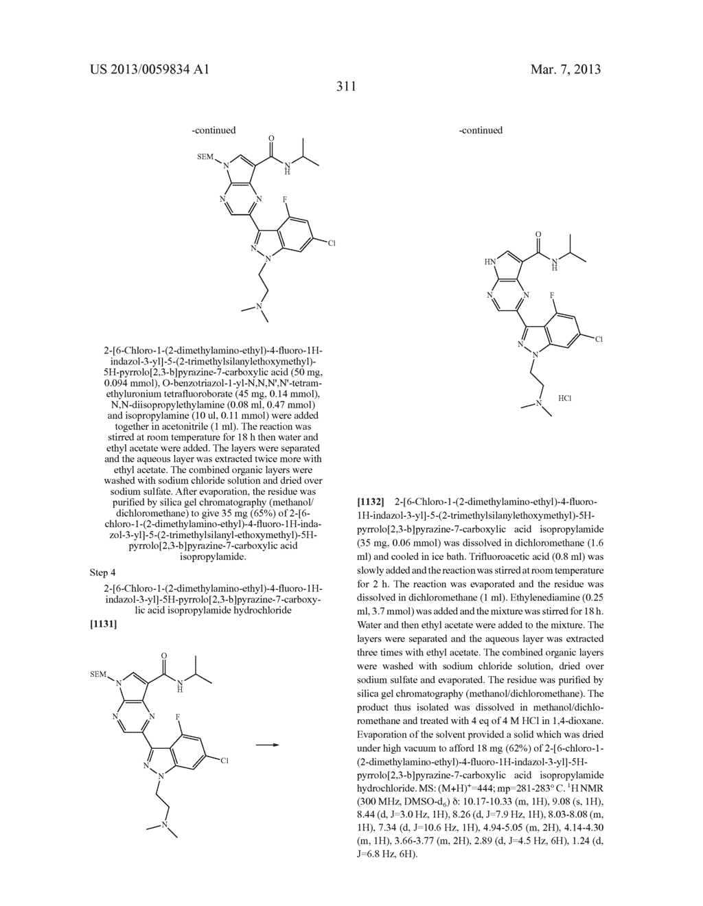 PYRROLOPYRAZINE KINASE INHIBITORS - diagram, schematic, and image 312