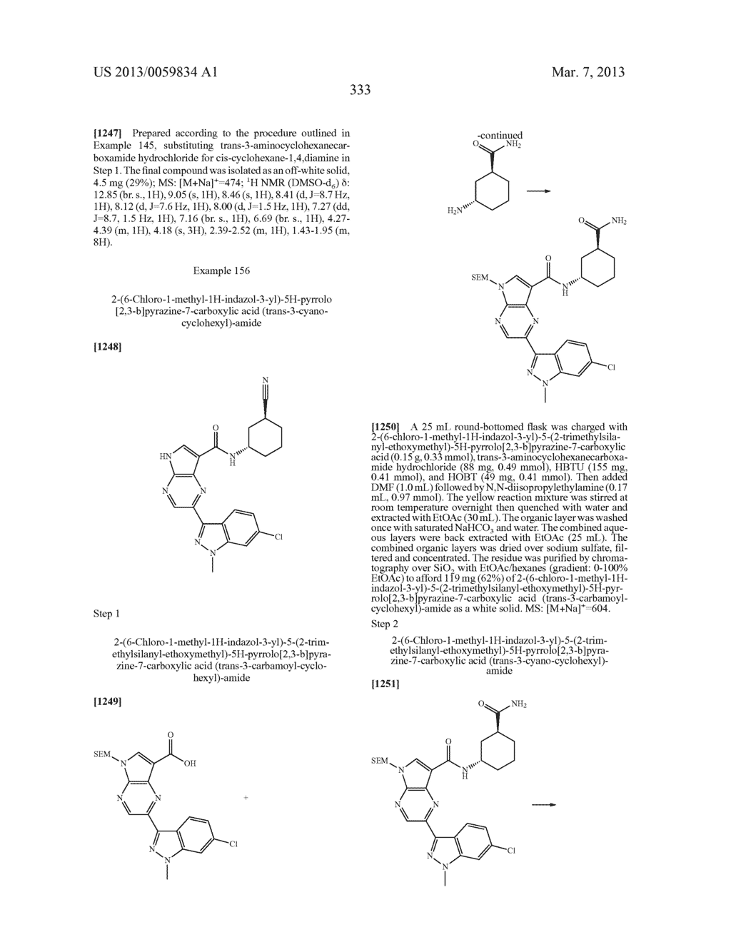 PYRROLOPYRAZINE KINASE INHIBITORS - diagram, schematic, and image 334