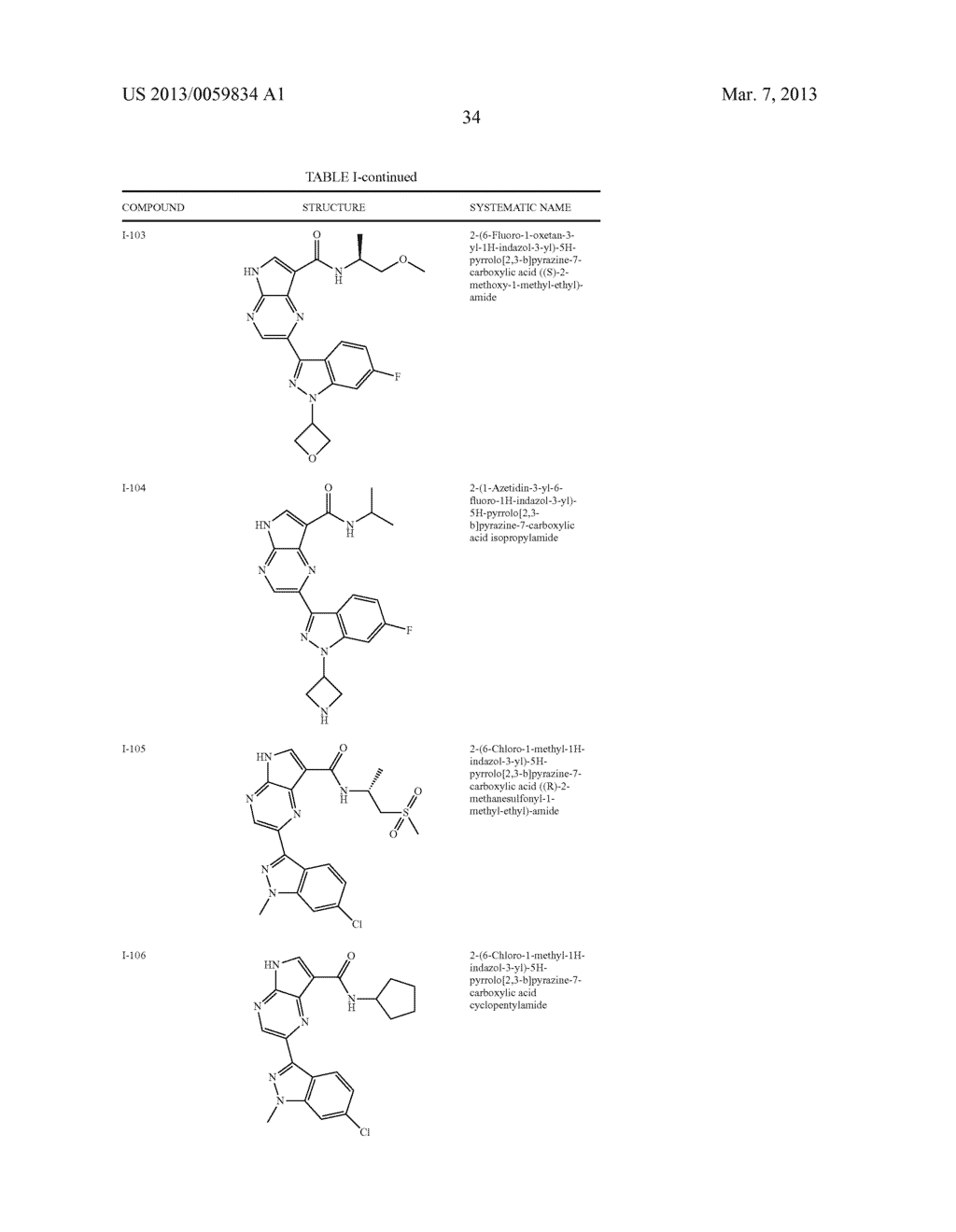 PYRROLOPYRAZINE KINASE INHIBITORS - diagram, schematic, and image 35