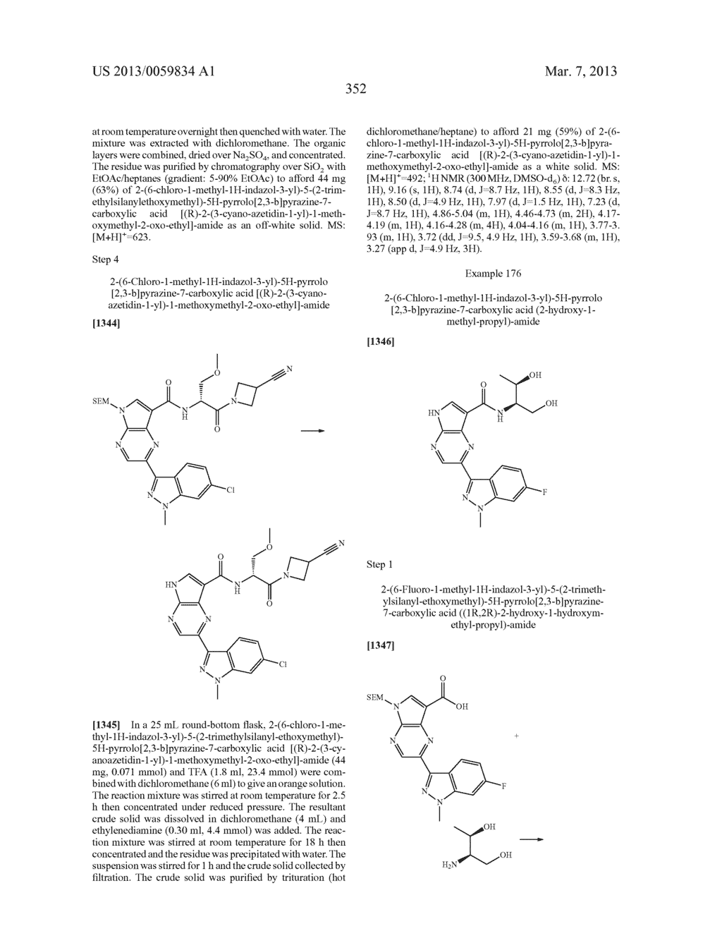 PYRROLOPYRAZINE KINASE INHIBITORS - diagram, schematic, and image 353