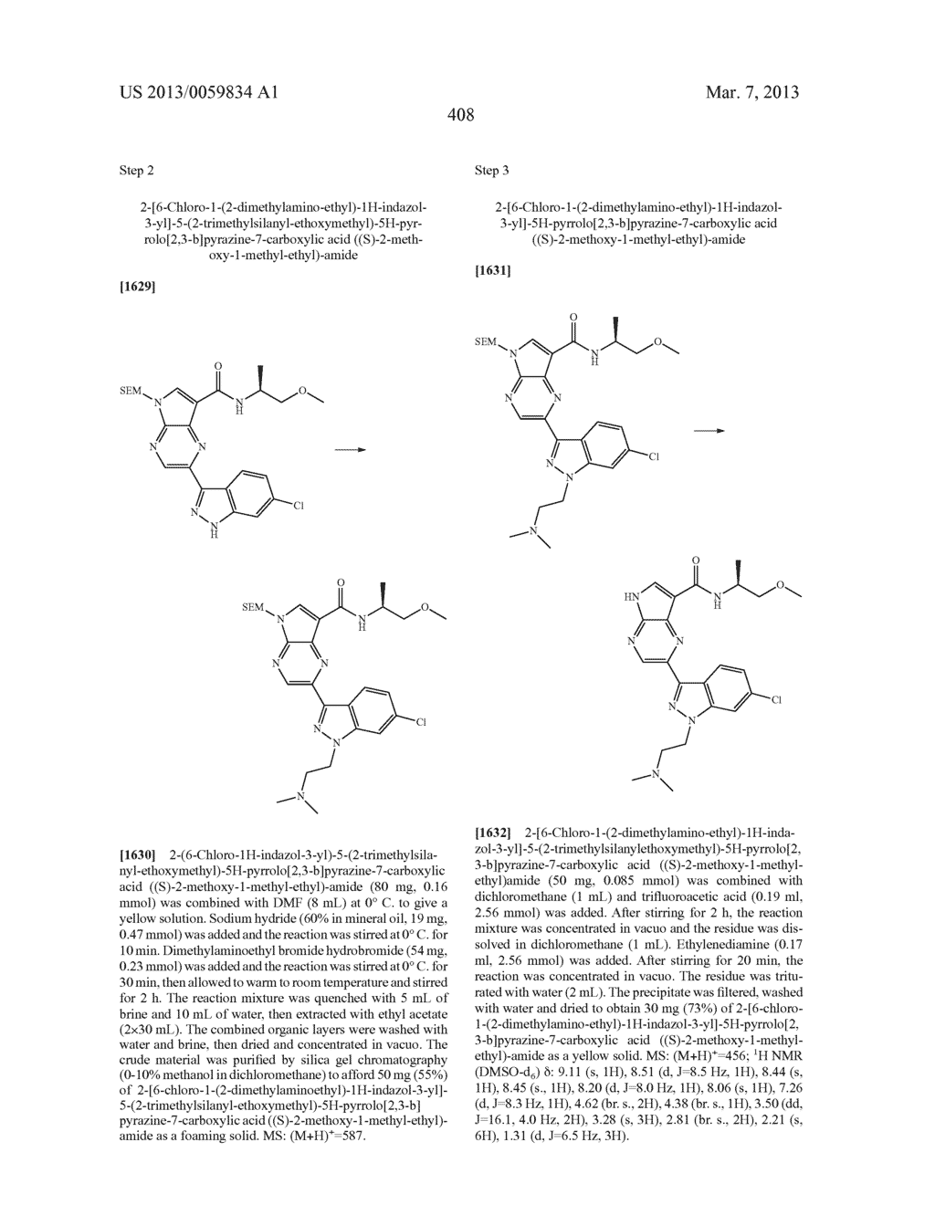 PYRROLOPYRAZINE KINASE INHIBITORS - diagram, schematic, and image 409