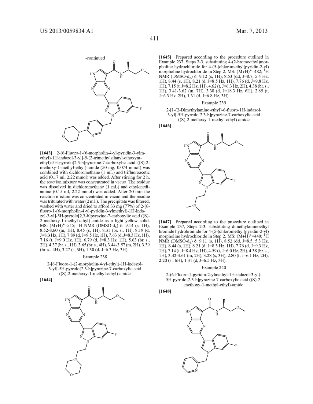 PYRROLOPYRAZINE KINASE INHIBITORS - diagram, schematic, and image 412