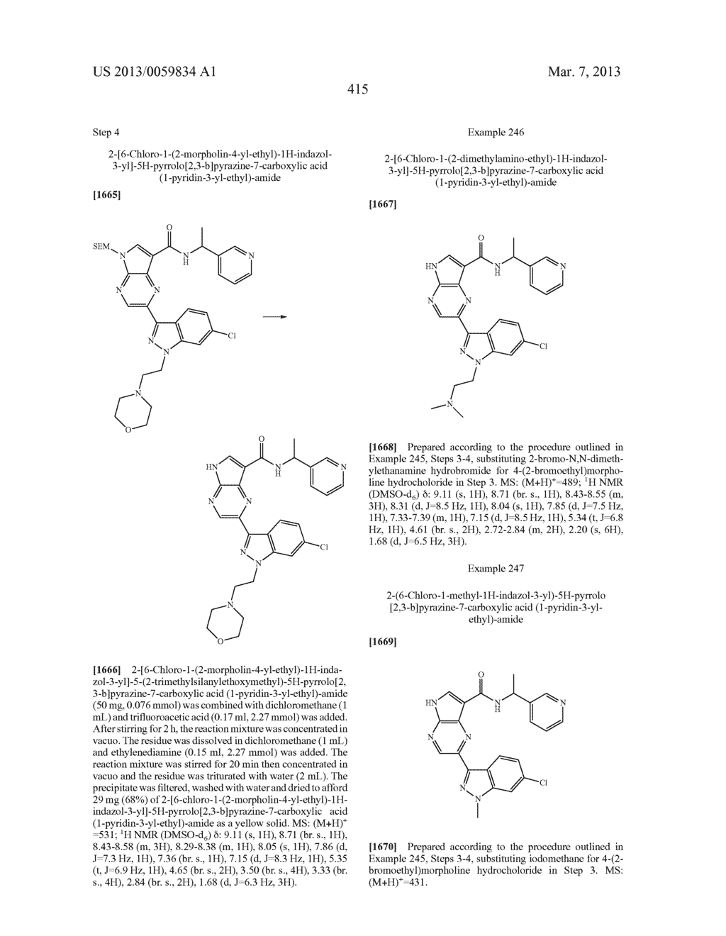 PYRROLOPYRAZINE KINASE INHIBITORS - diagram, schematic, and image 416