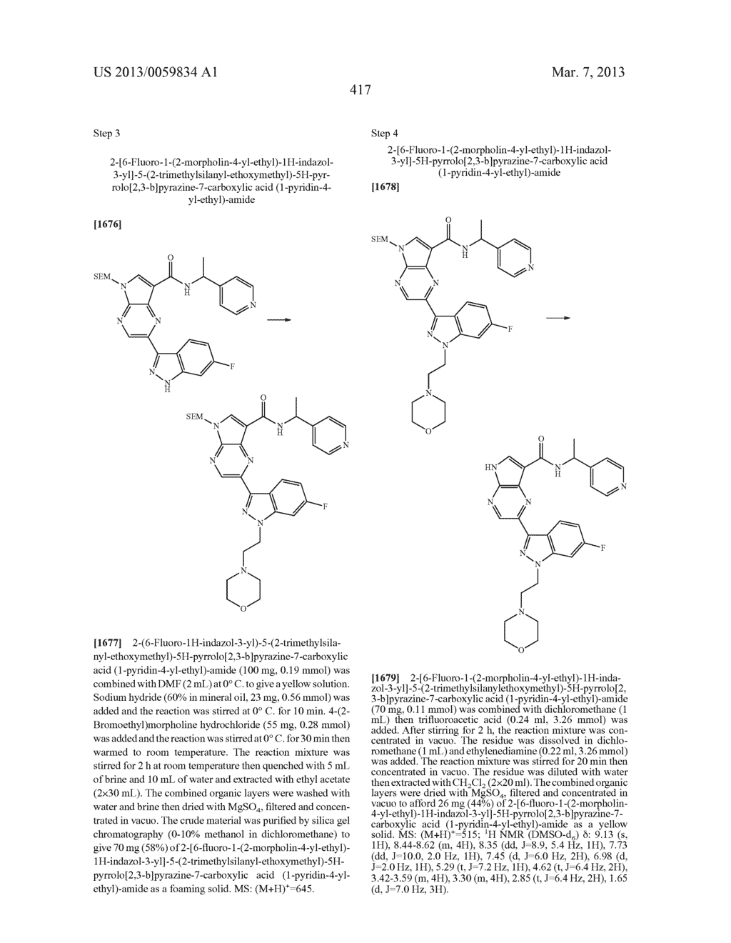 PYRROLOPYRAZINE KINASE INHIBITORS - diagram, schematic, and image 418