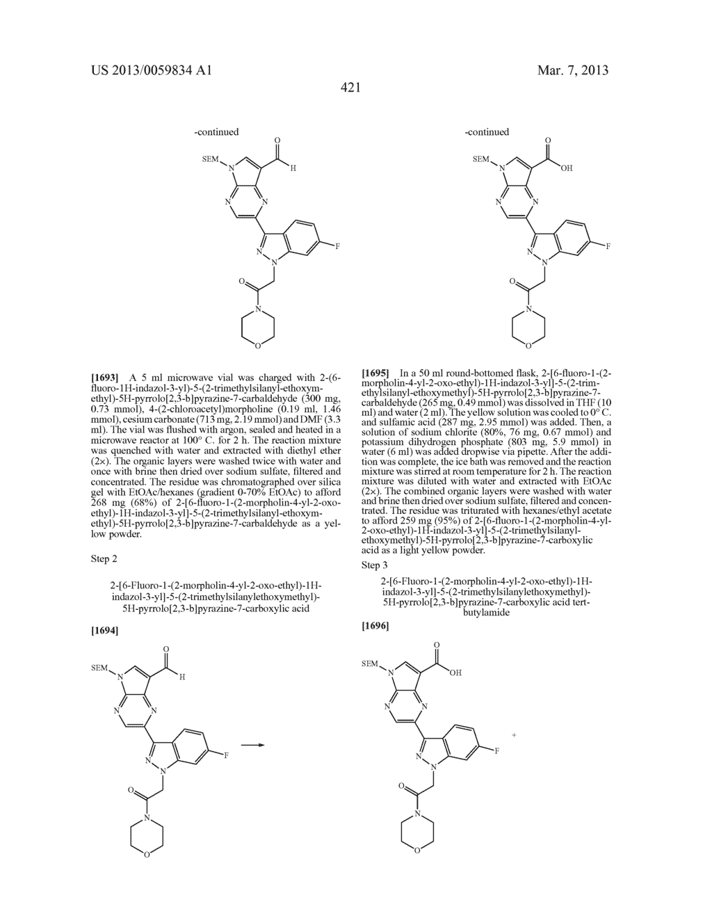 PYRROLOPYRAZINE KINASE INHIBITORS - diagram, schematic, and image 422