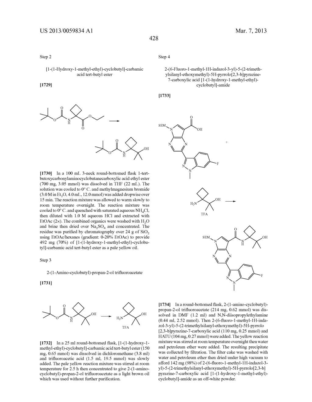 PYRROLOPYRAZINE KINASE INHIBITORS - diagram, schematic, and image 429