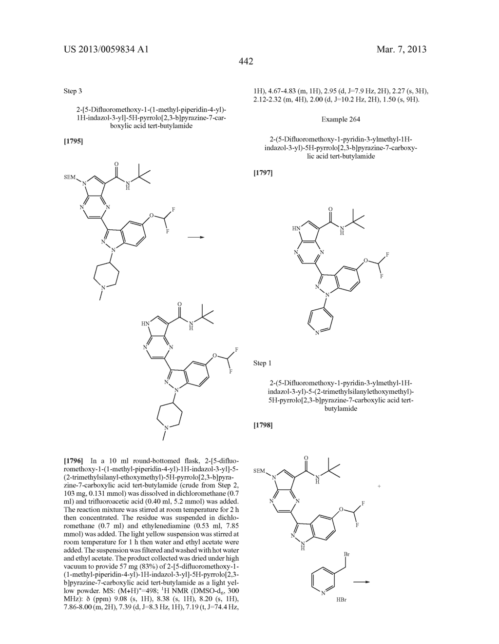 PYRROLOPYRAZINE KINASE INHIBITORS - diagram, schematic, and image 443