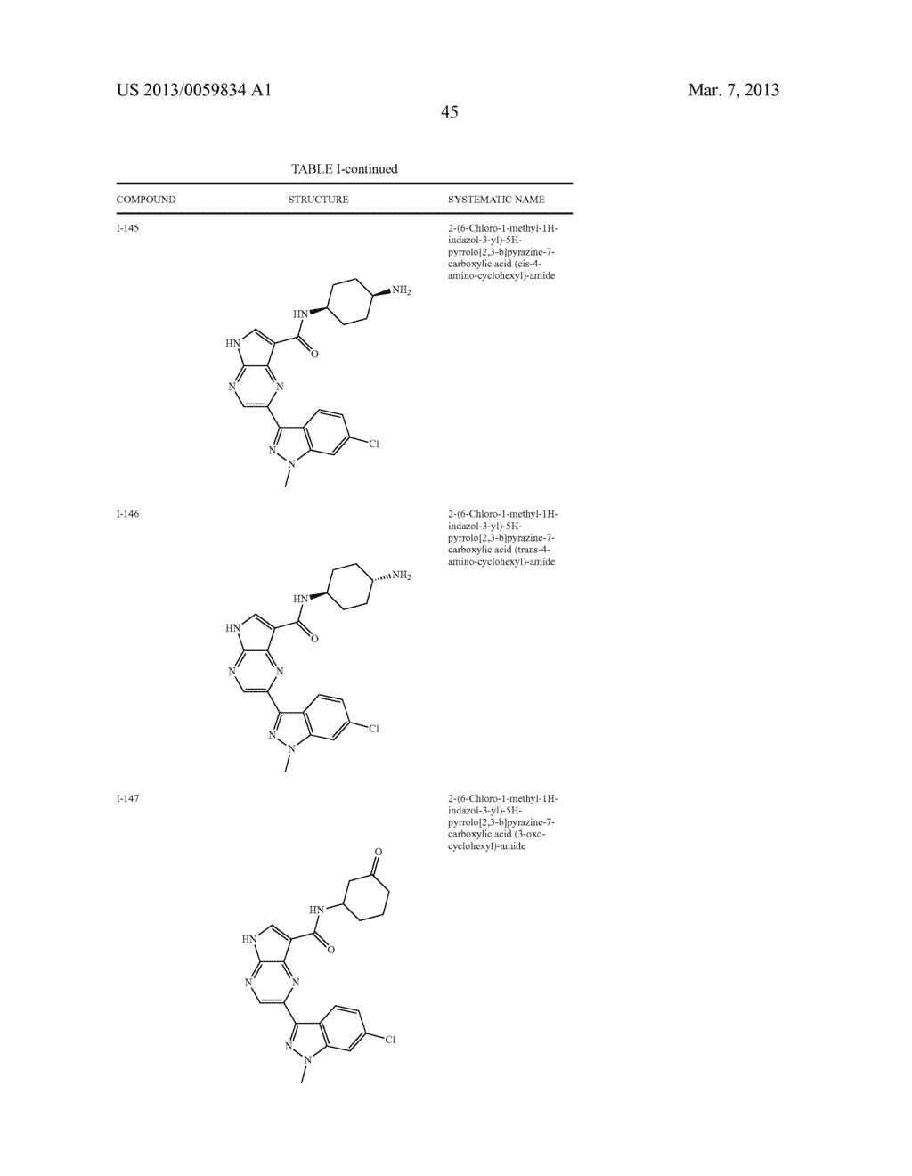 PYRROLOPYRAZINE KINASE INHIBITORS - diagram, schematic, and image 46