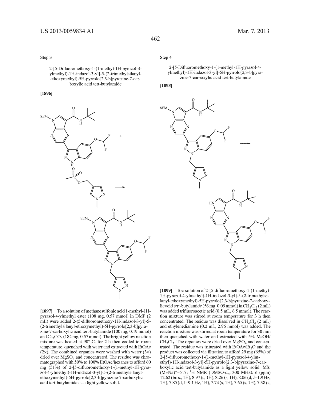 PYRROLOPYRAZINE KINASE INHIBITORS - diagram, schematic, and image 463