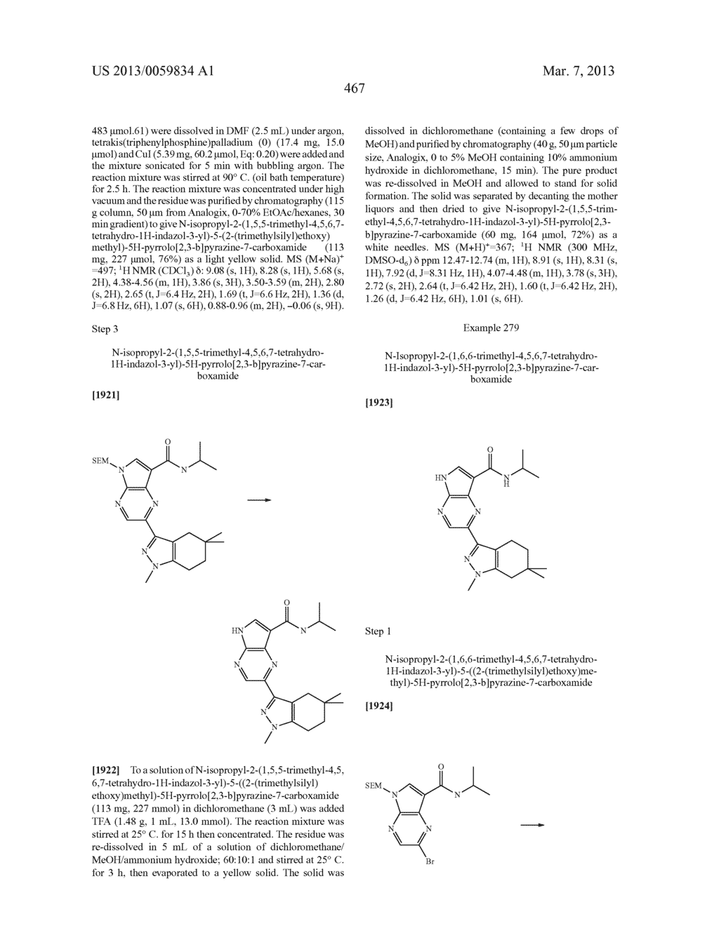 PYRROLOPYRAZINE KINASE INHIBITORS - diagram, schematic, and image 468