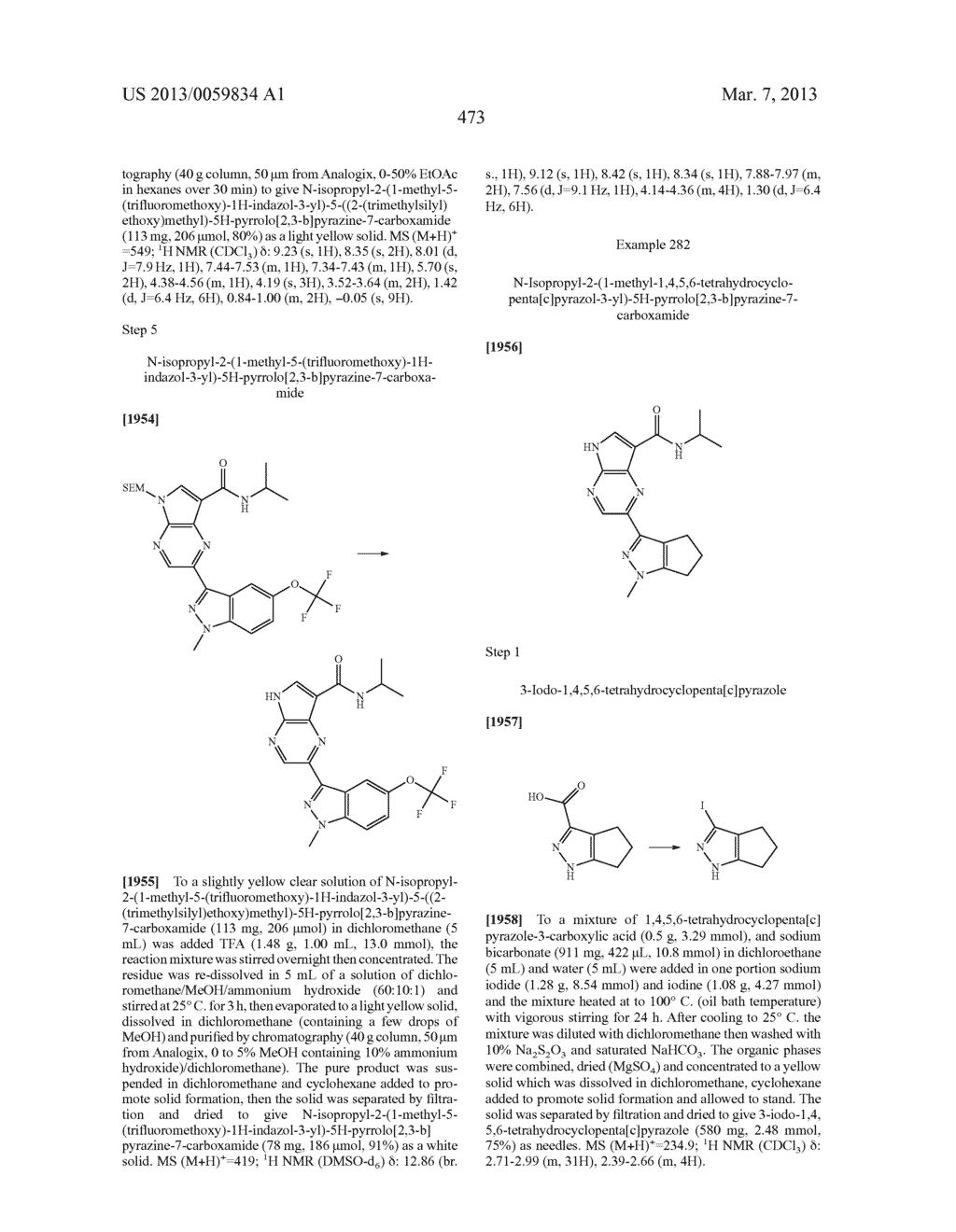 PYRROLOPYRAZINE KINASE INHIBITORS - diagram, schematic, and image 474