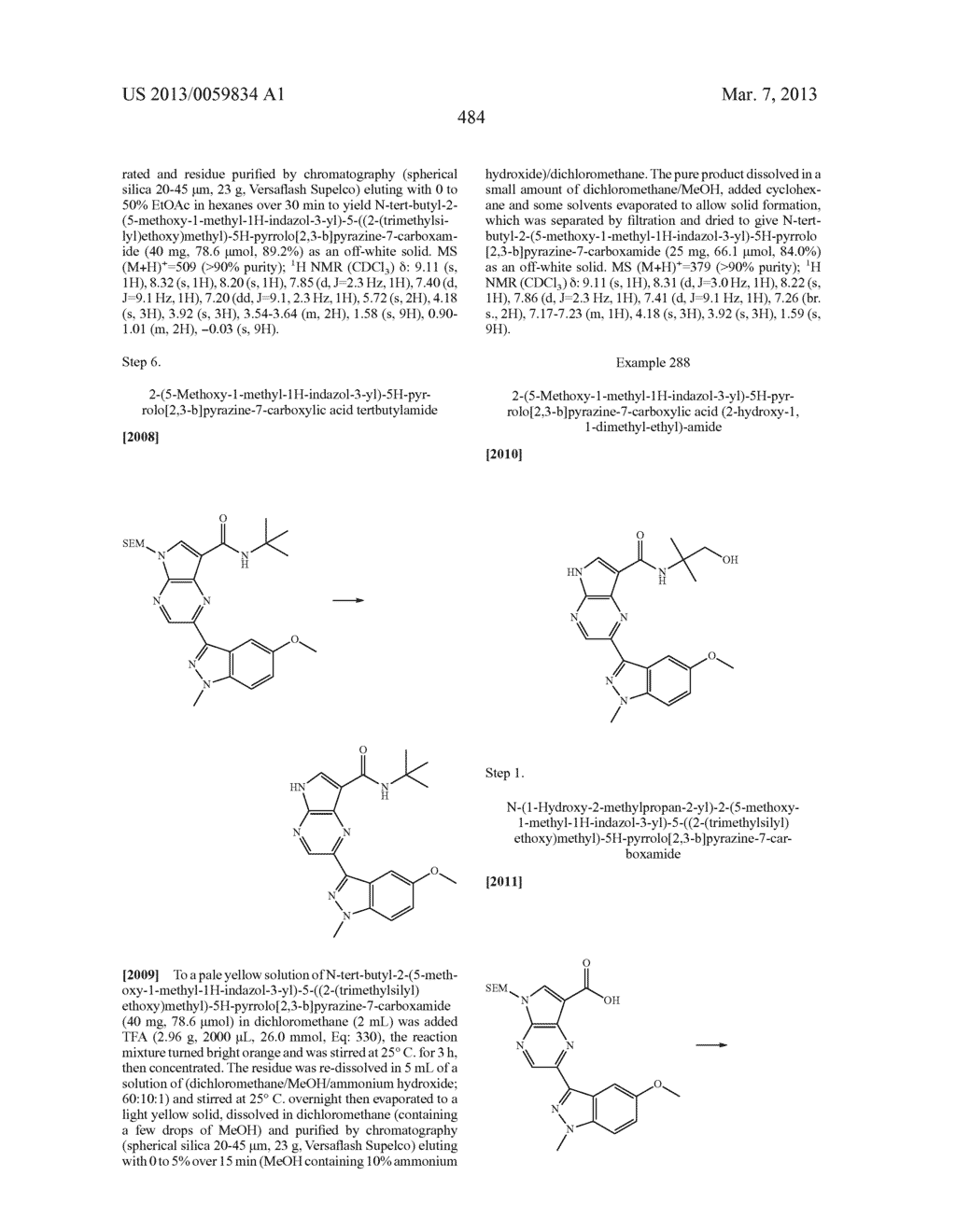 PYRROLOPYRAZINE KINASE INHIBITORS - diagram, schematic, and image 485