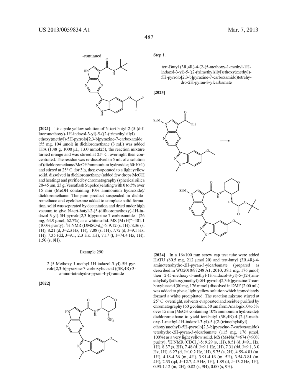 PYRROLOPYRAZINE KINASE INHIBITORS - diagram, schematic, and image 488