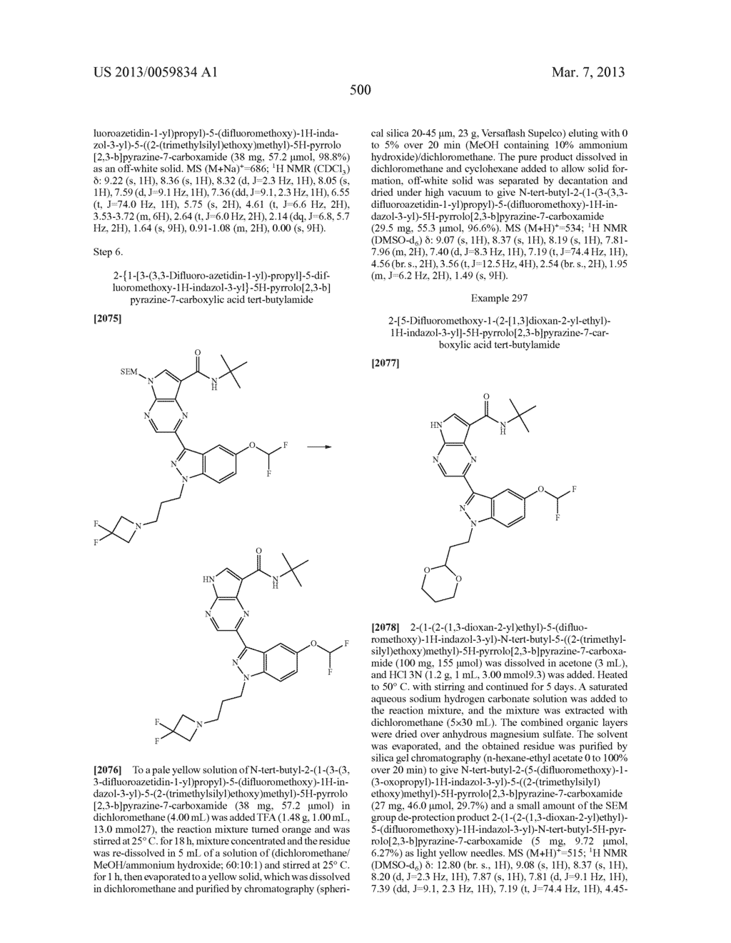 PYRROLOPYRAZINE KINASE INHIBITORS - diagram, schematic, and image 500