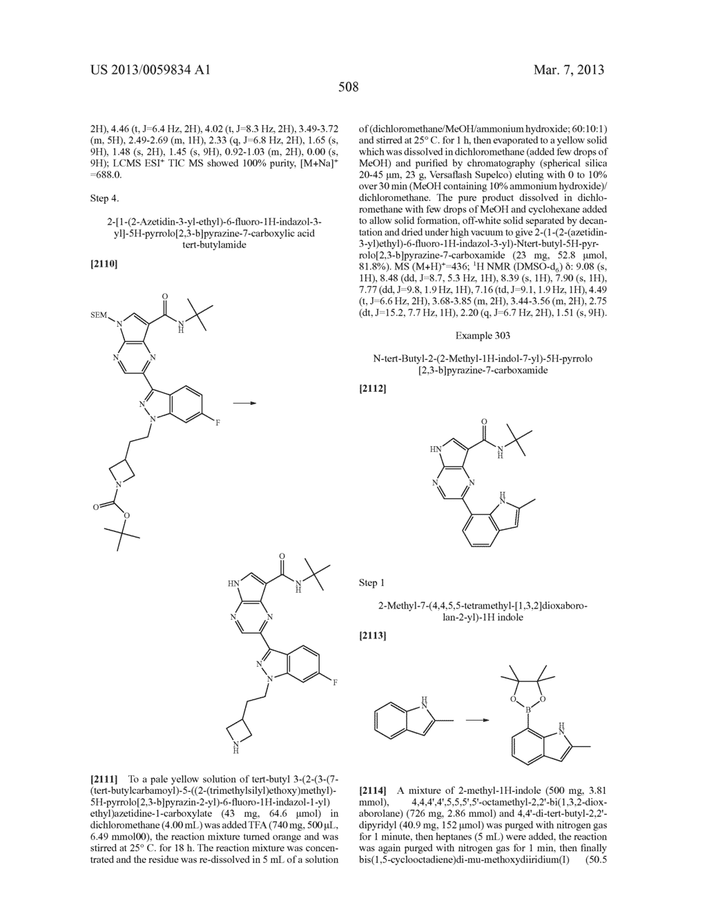 PYRROLOPYRAZINE KINASE INHIBITORS - diagram, schematic, and image 508