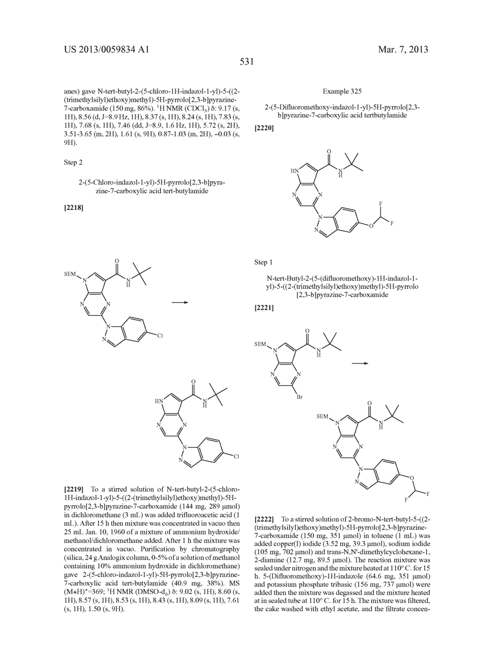 PYRROLOPYRAZINE KINASE INHIBITORS - diagram, schematic, and image 531