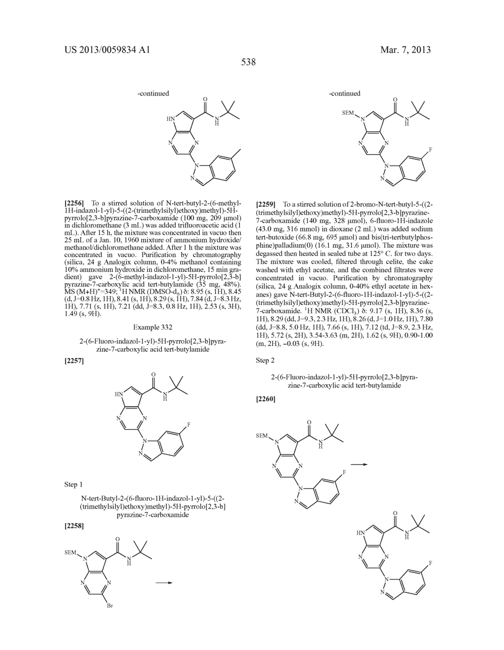 PYRROLOPYRAZINE KINASE INHIBITORS - diagram, schematic, and image 538